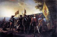 Vanderlyn, John - Columbus Landing at Guanahani, 1492